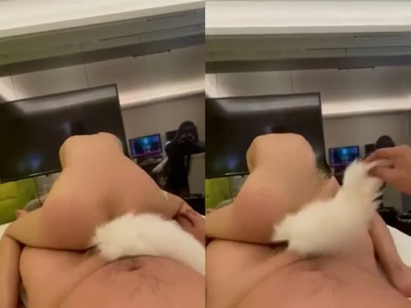 Sau khi đá trứng cút rung âm đạo, còn bị bắt liếm củ khoải mỏi miệng.